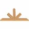 Ekena Millwork Saratoga Timber Gable Bracket, Western Red Cedar, 36"W x 23"H x 1 1/2"D x 3 1/2"F, 15/12 Pitch GBW036X23X0204SAR00SWR - alternate 3